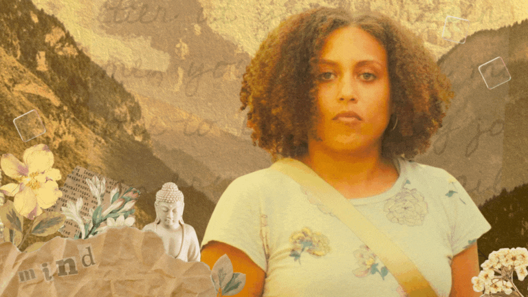 A headshot of the author next to a sign that reads "under construction."